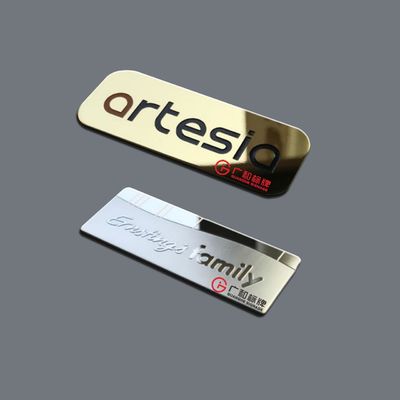 Goede prijs. China Private Aluminium Etching Label & Aluminium Badge zegels online