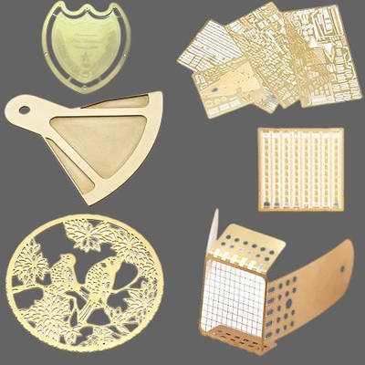 Goede prijs. Koper gegraveerde boekmerken fancy ornament ambachten online