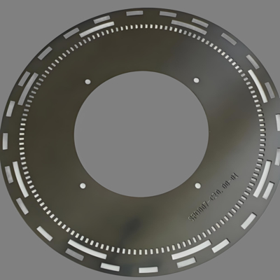 Goede prijs. Chemical etching stainless steel encoder disk for optical encoder sensor  online
